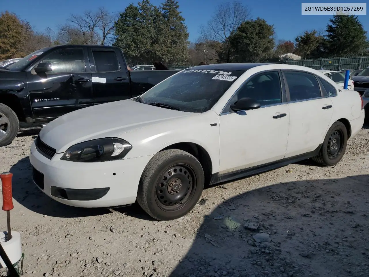 2G1WD5E39D1257269 2013 Chevrolet Impala Police
