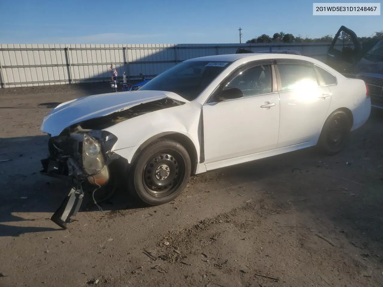 2G1WD5E31D1248467 2013 Chevrolet Impala Police