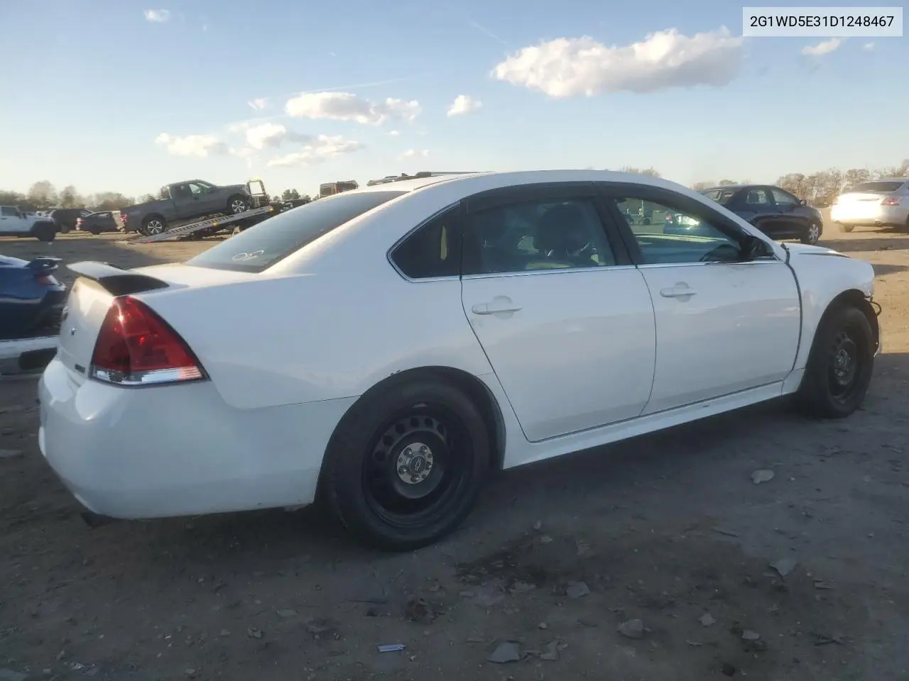 2G1WD5E31D1248467 2013 Chevrolet Impala Police