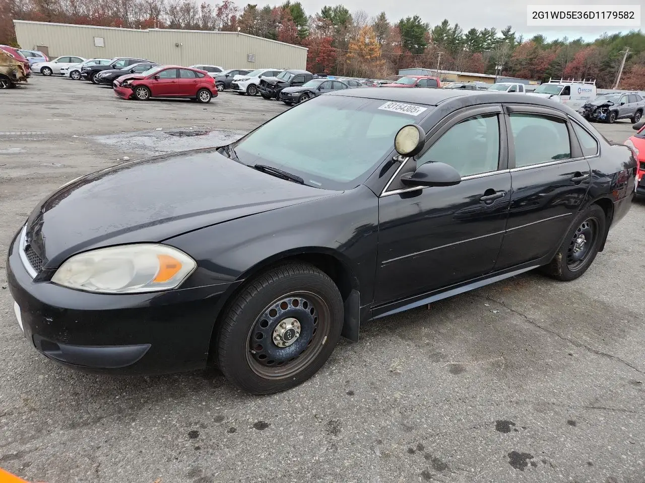 2G1WD5E36D1179582 2013 Chevrolet Impala Police