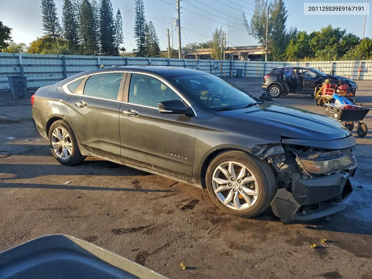 2G1125S39E9167191 2014 Chevrolet Impala Lt