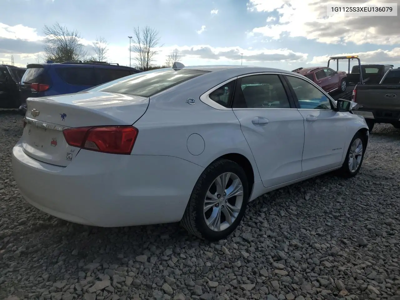 1G1125S3XEU136079 2014 Chevrolet Impala Lt