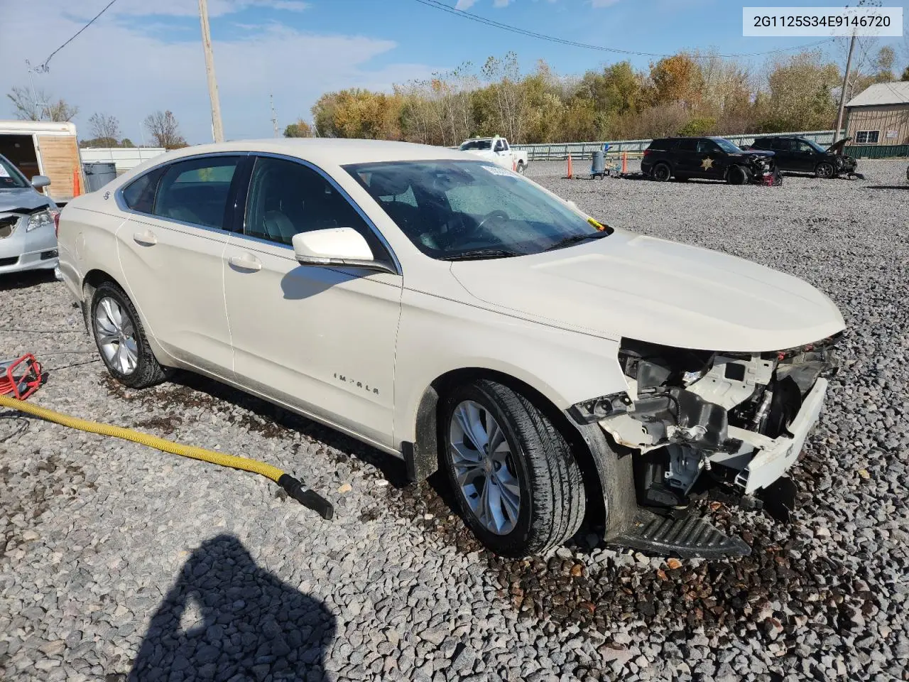 2G1125S34E9146720 2014 Chevrolet Impala Lt