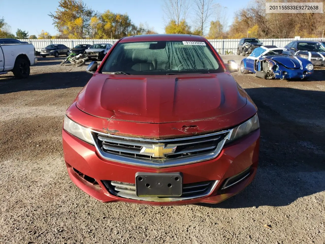 2G1155S33E9272638 2014 Chevrolet Impala Ltz