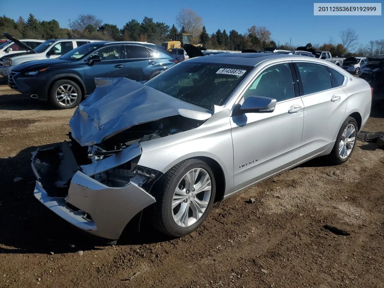 2G1125S36E9192999 2014 Chevrolet Impala Lt