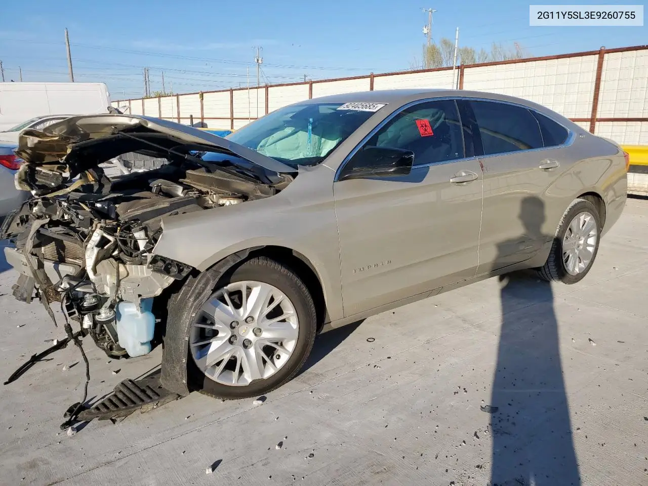2G11Y5SL3E9260755 2014 Chevrolet Impala Ls