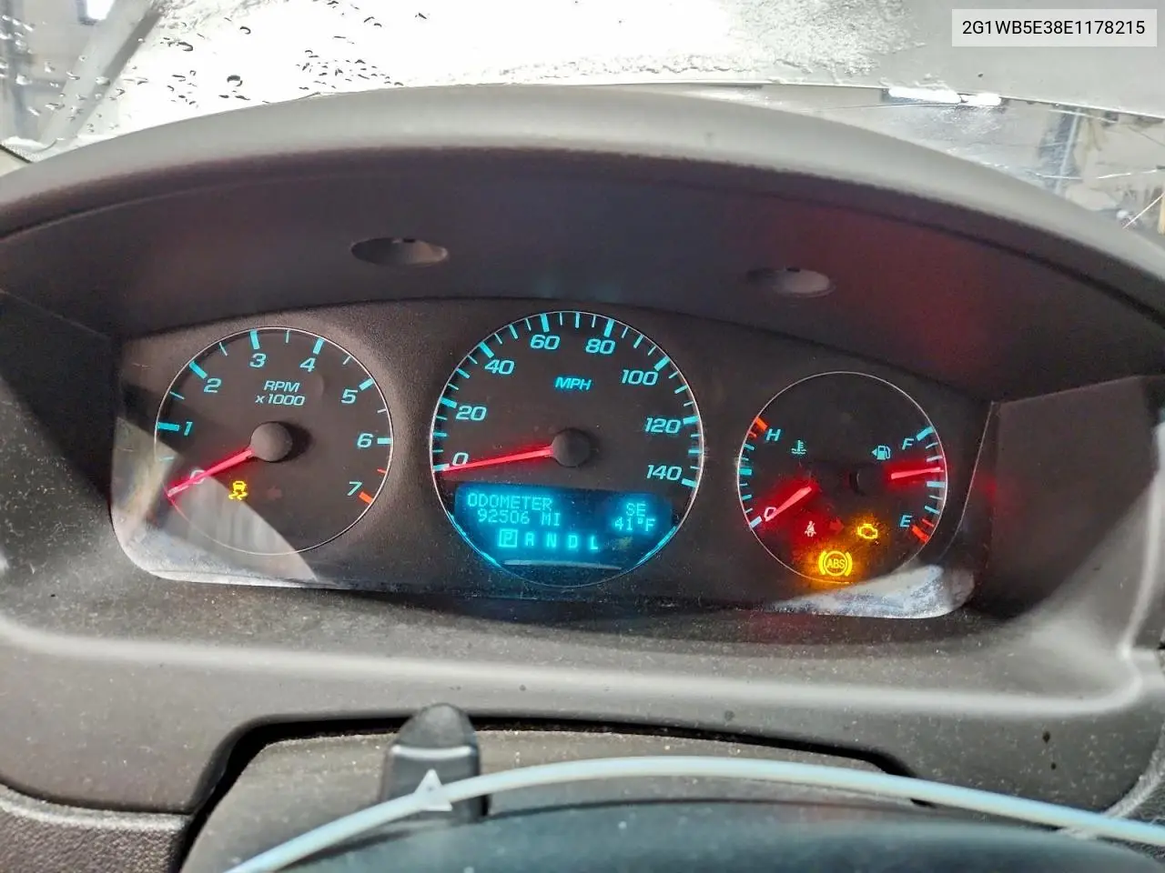 2G1WB5E38E1178215 2014 Chevrolet Impala Limited Lt