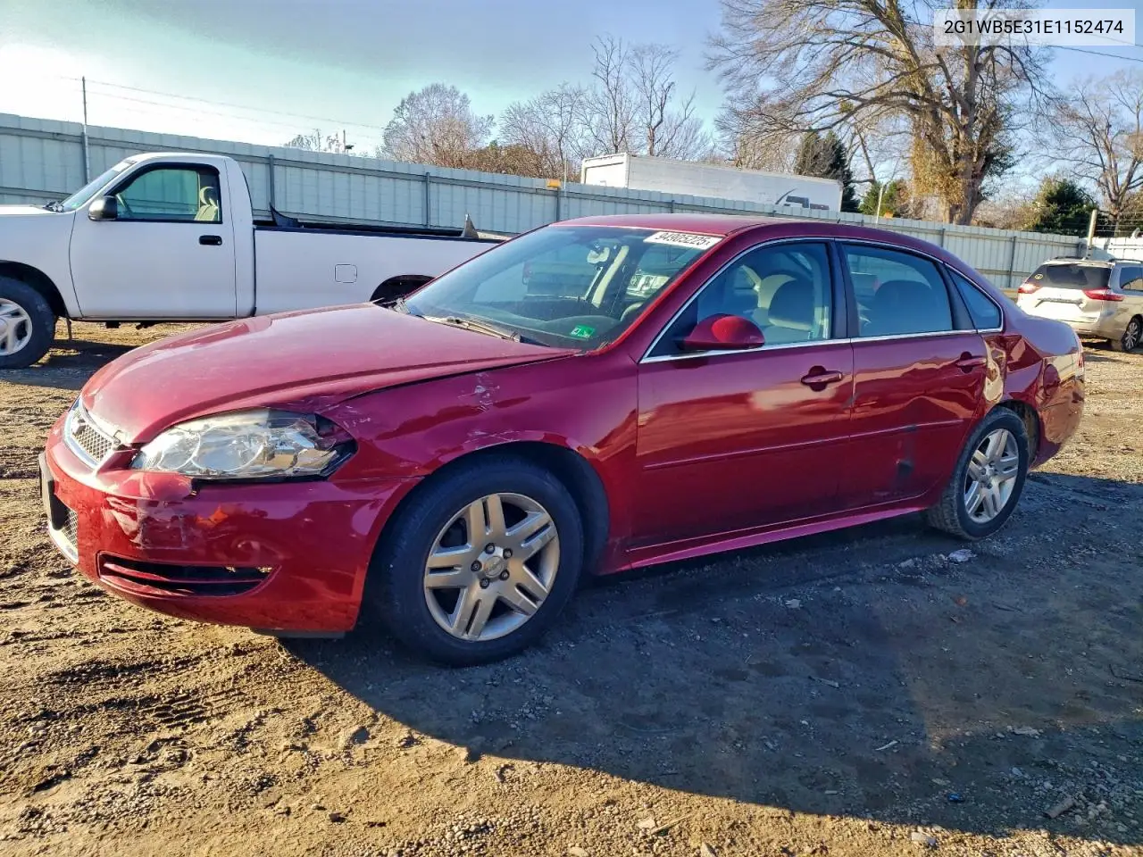 2G1WB5E31E1152474 2014 Chevrolet Impala Limited Lt
