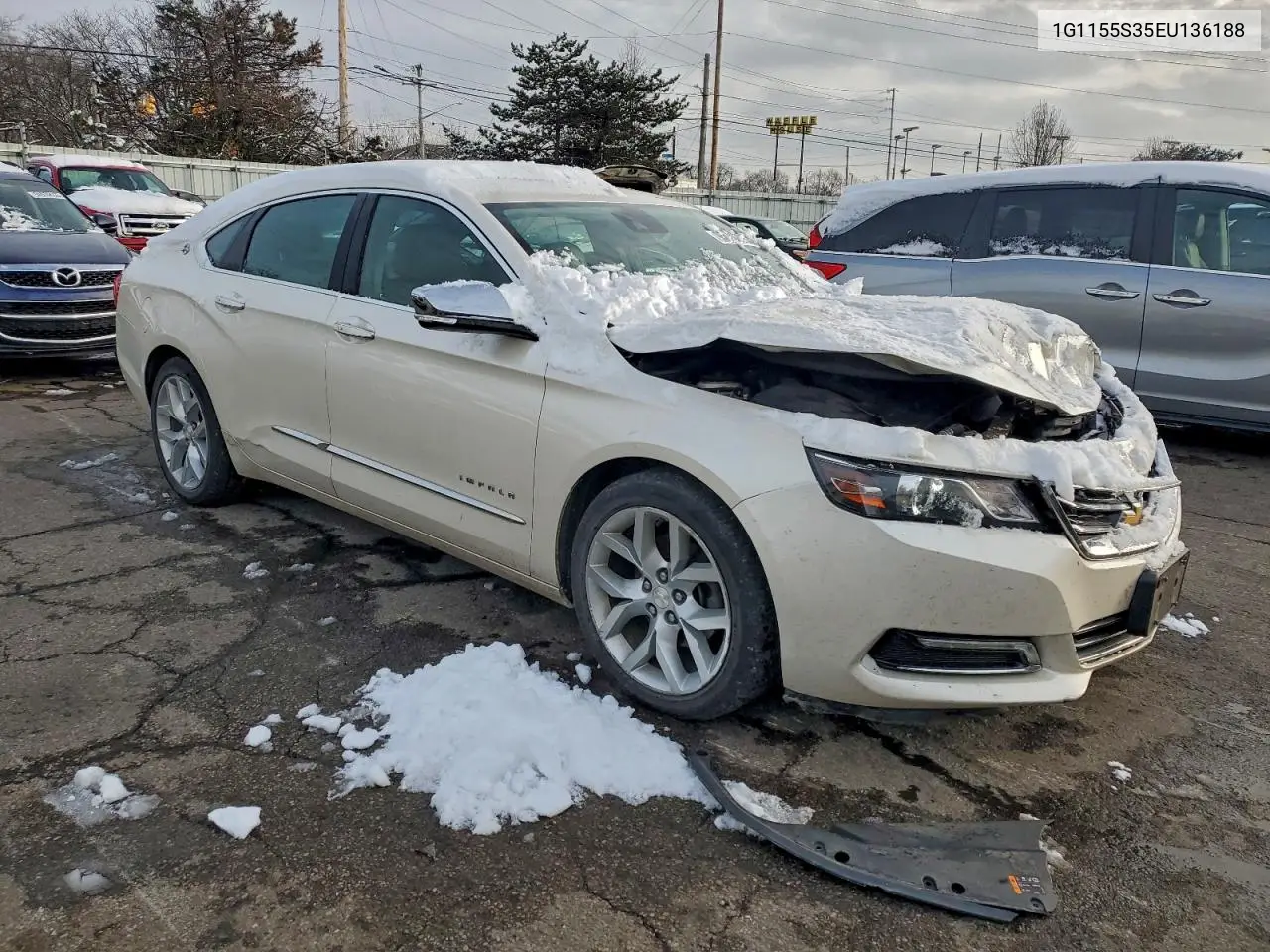 1G1155S35EU136188 2014 Chevrolet Impala Ltz