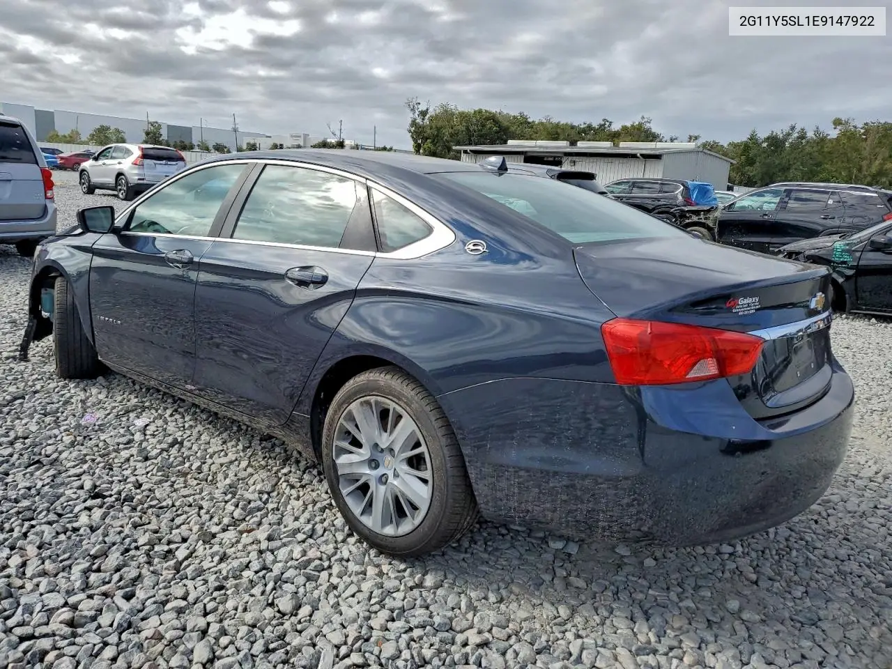 2G11Y5SL1E9147922 2014 Chevrolet Impala Ls