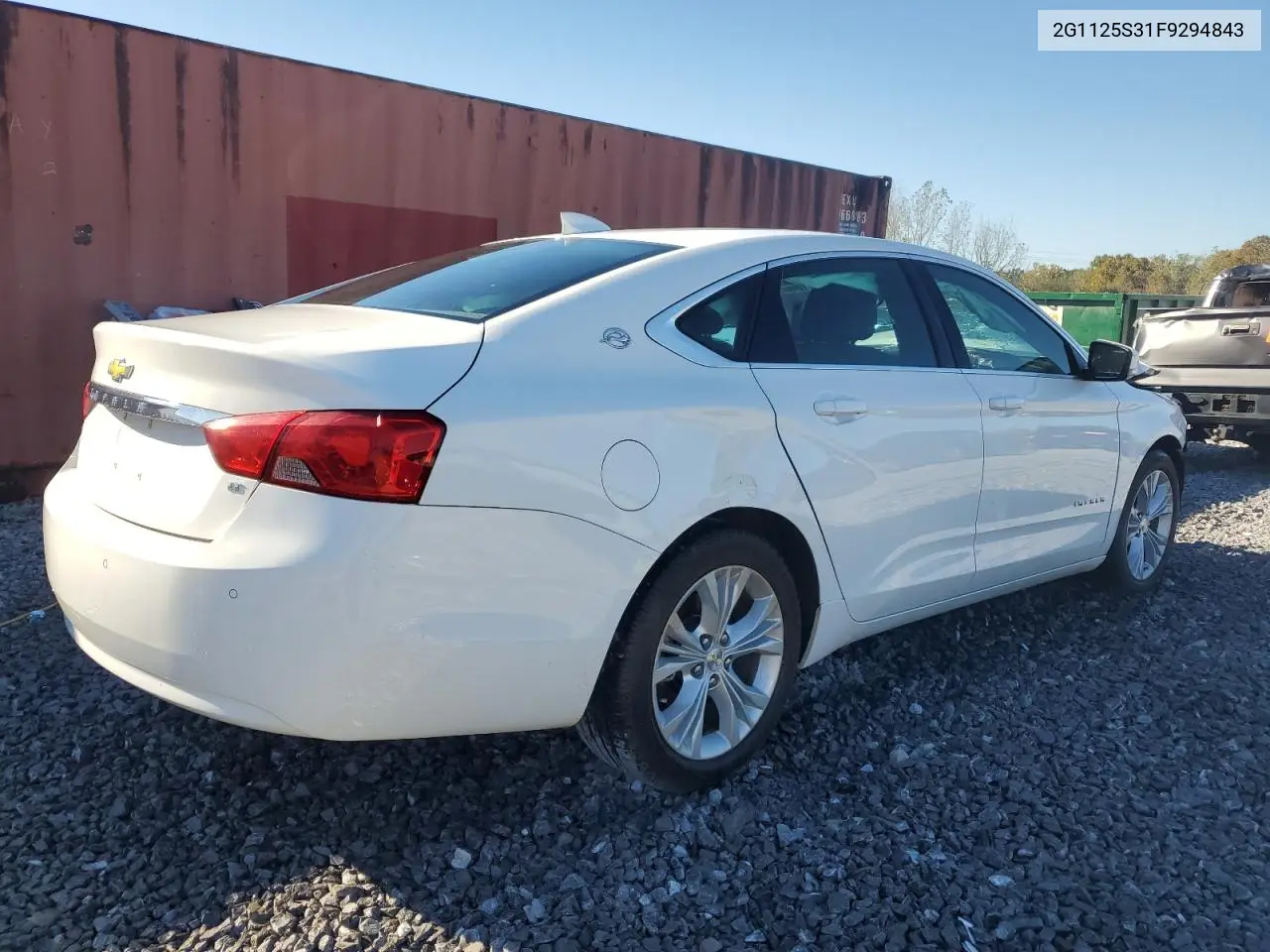 2G1125S31F9294843 2015 Chevrolet Impala Lt