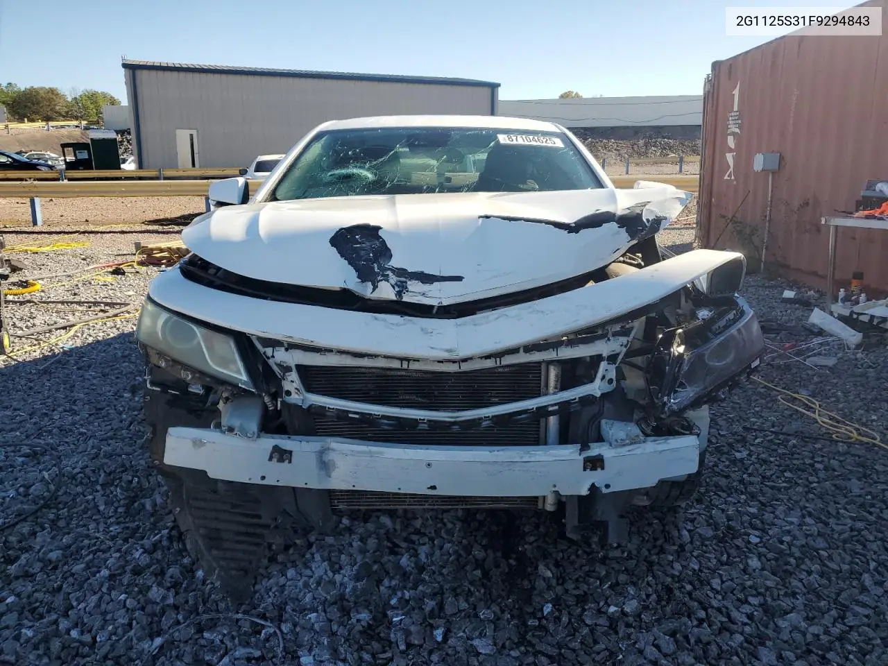 2G1125S31F9294843 2015 Chevrolet Impala Lt