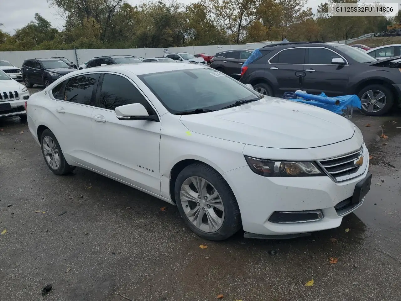 1G1125S32FU114806 2015 Chevrolet Impala Lt