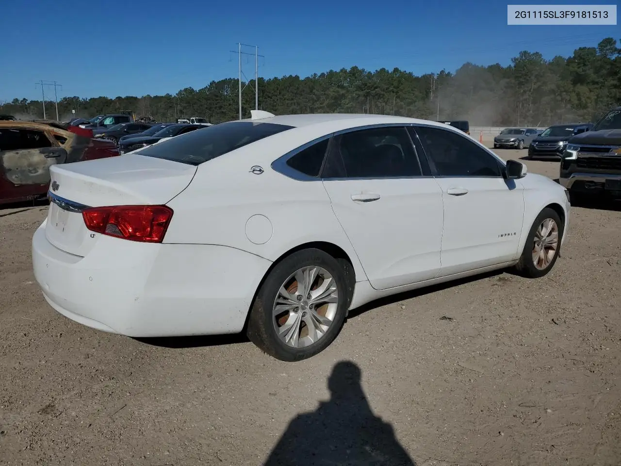 2G1115SL3F9181513 2015 Chevrolet Impala Lt
