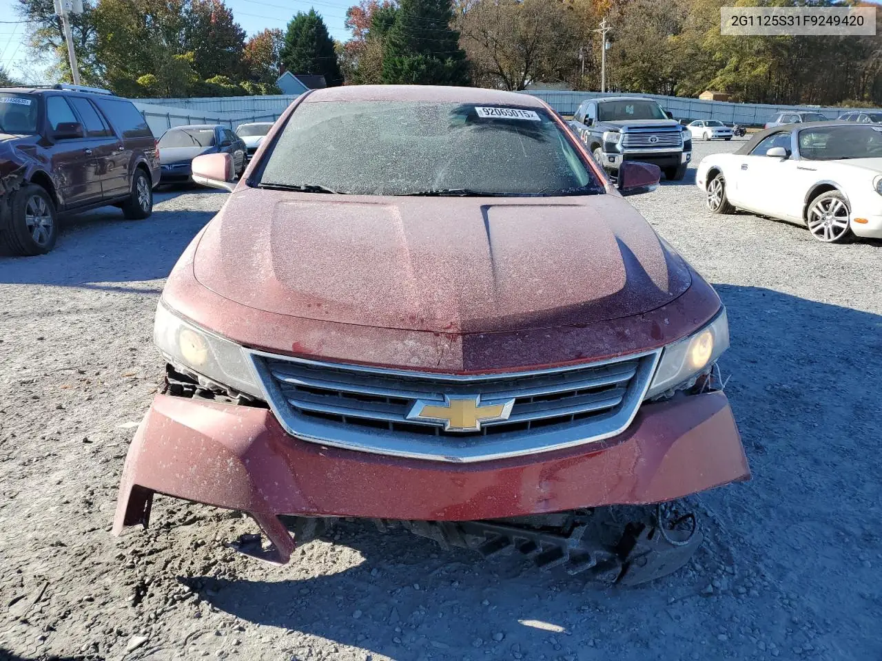 2G1125S31F9249420 2015 Chevrolet Impala Lt