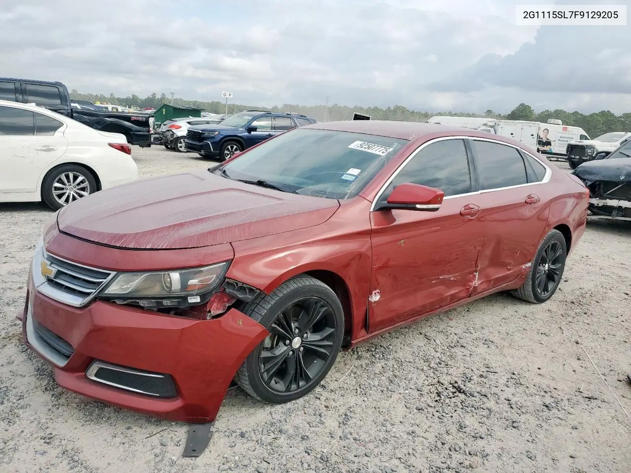 2G1115SL7F9129205 2015 Chevrolet Impala Lt