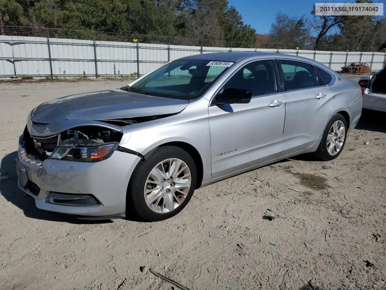 2G11X5SL1F9174042 2015 Chevrolet Impala Ls