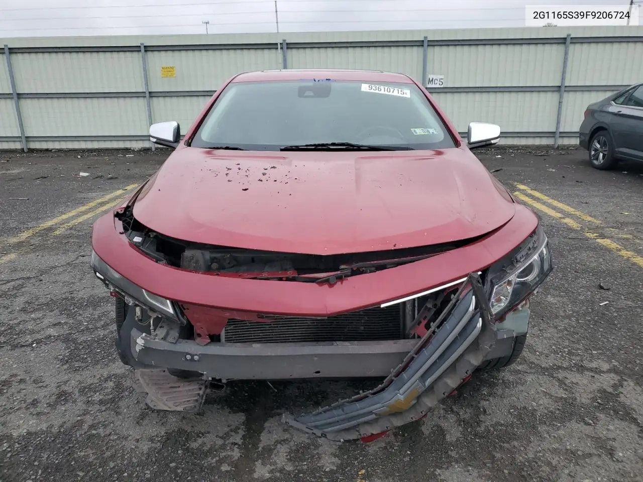 2G1165S39F9206724 2015 Chevrolet Impala Ltz