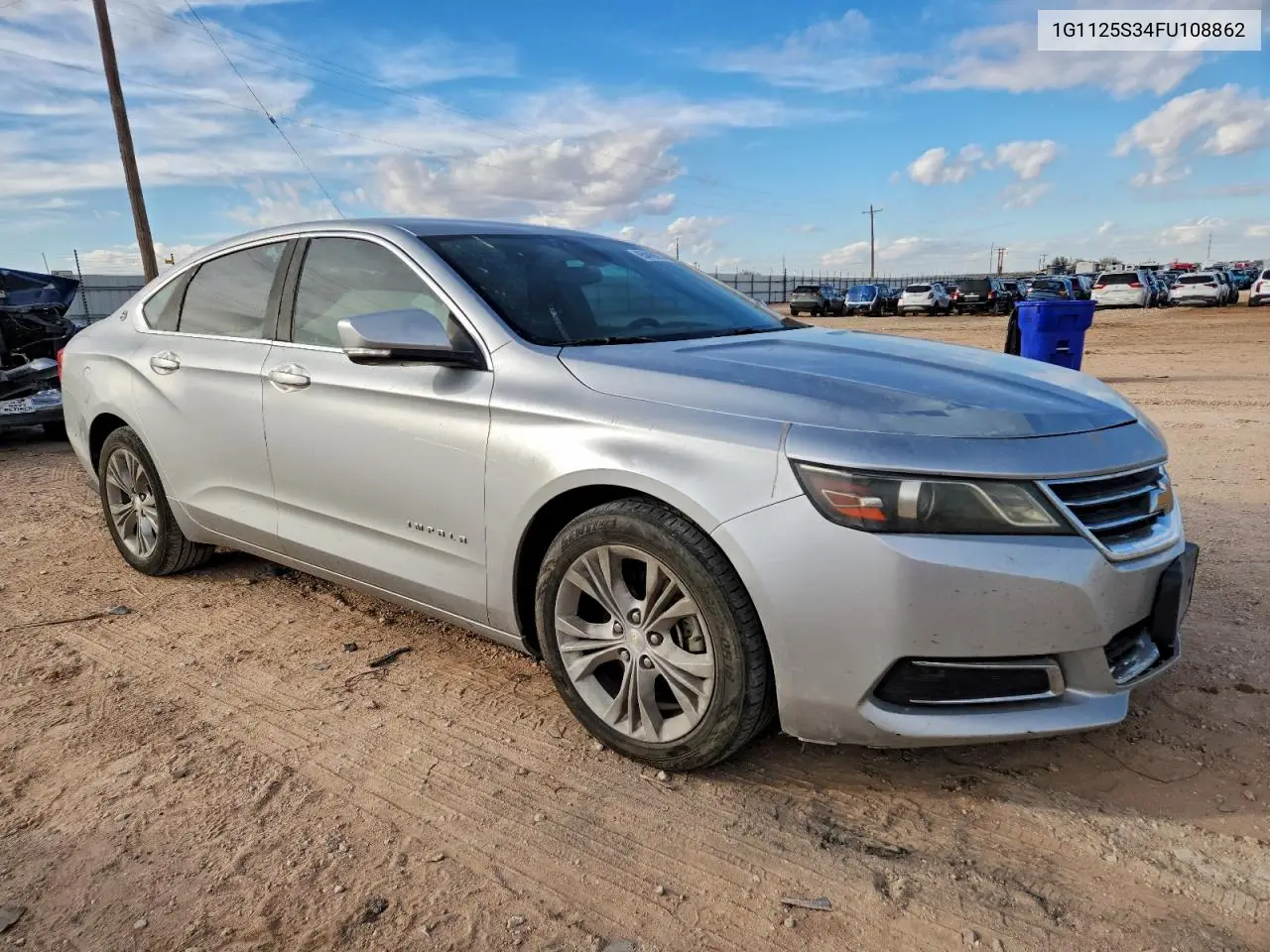 1G1125S34FU108862 2015 Chevrolet Impala Lt