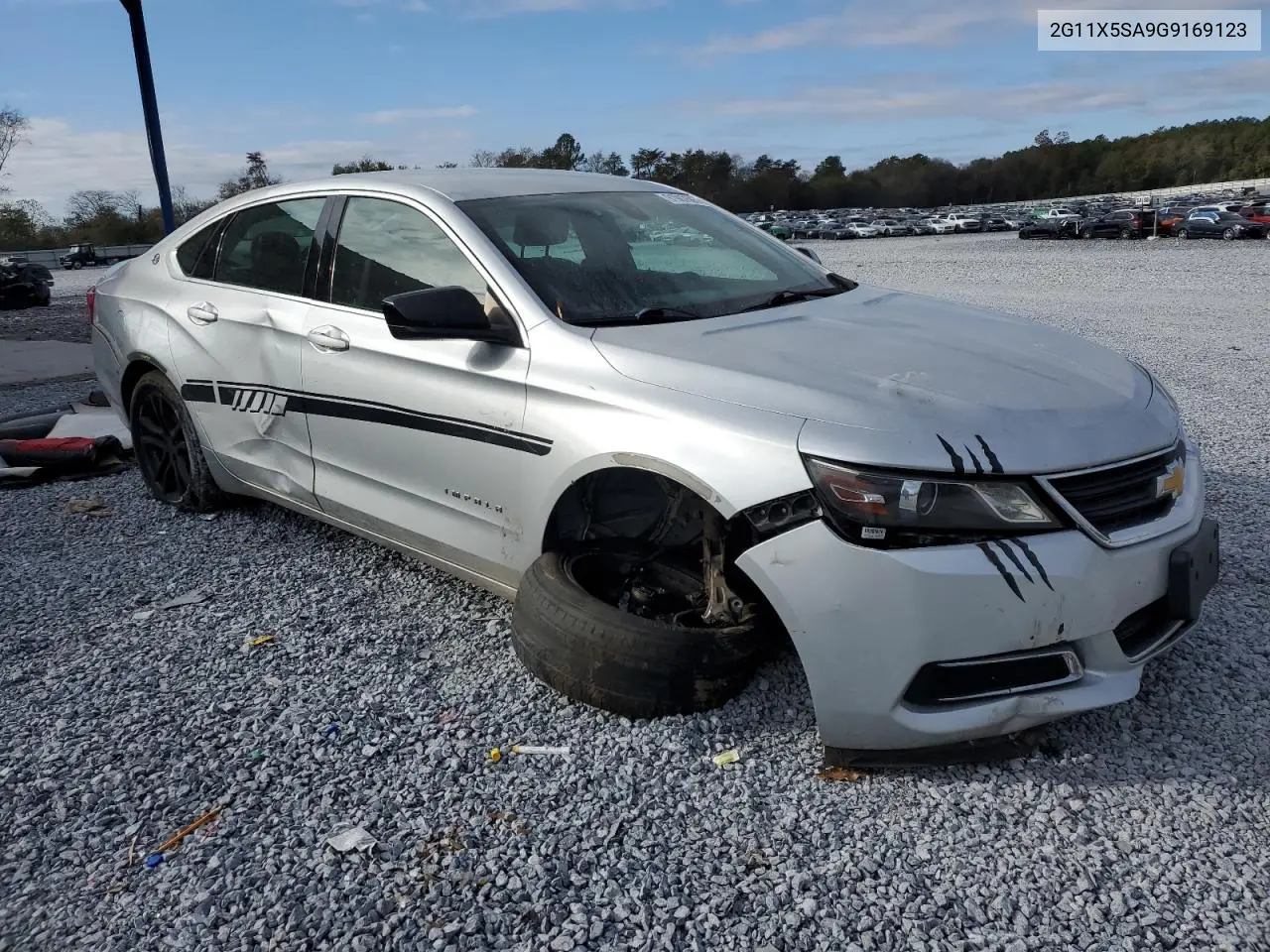 2G11X5SA9G9169123 2016 Chevrolet Impala Ls