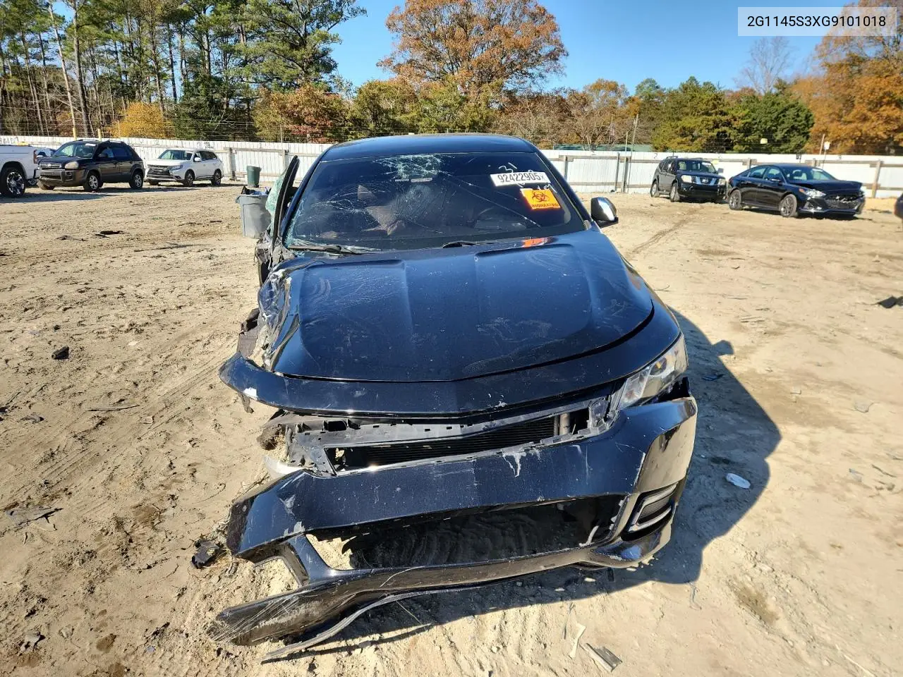2G1145S3XG9101018 2016 Chevrolet Impala Ltz