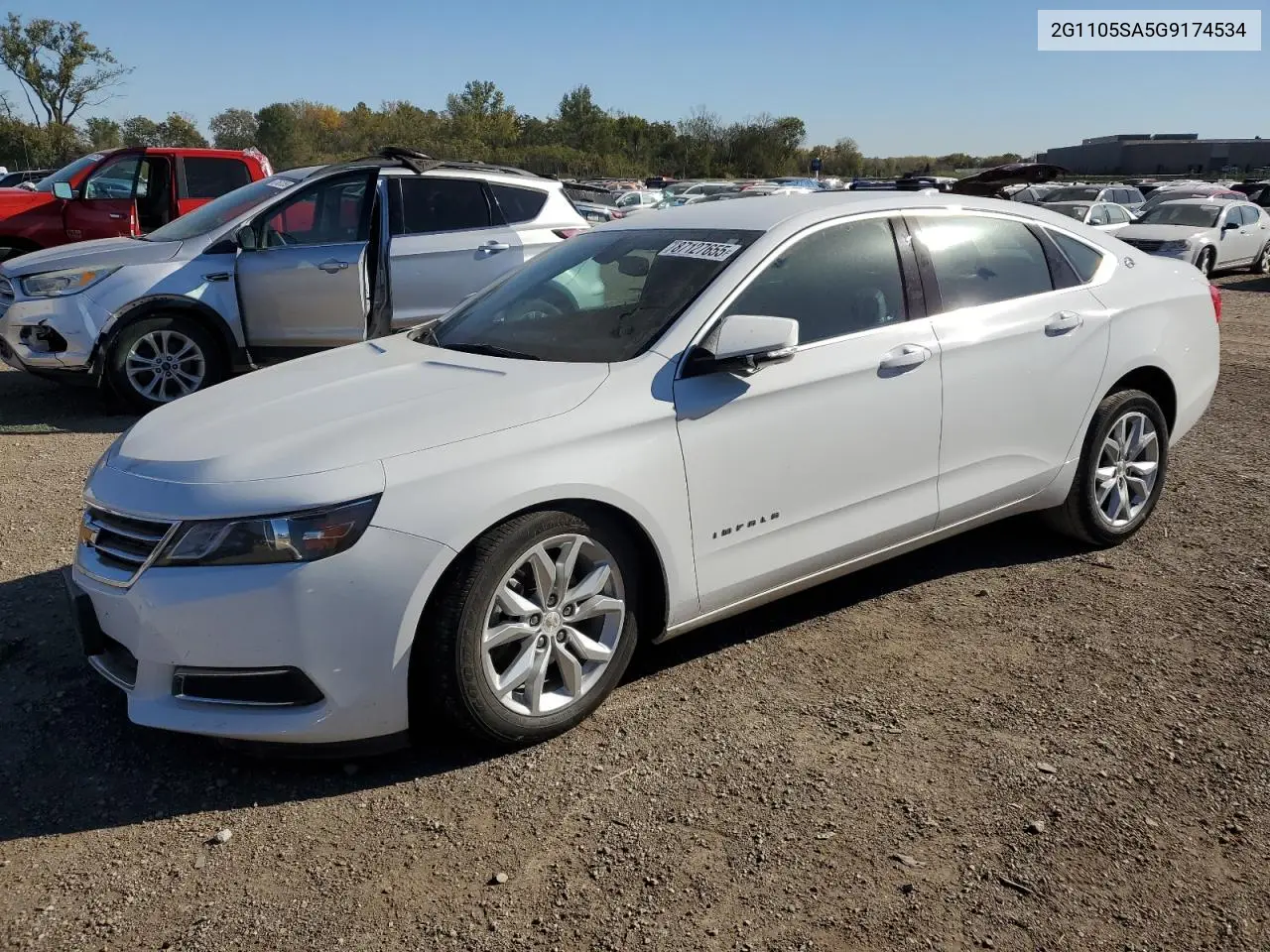 2G1105SA5G9174534 2016 Chevrolet Impala Lt
