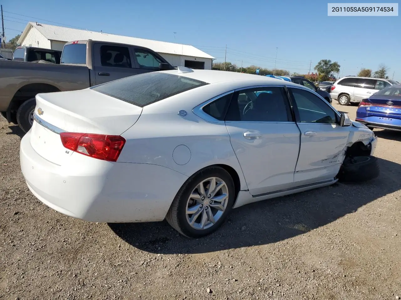 2G1105SA5G9174534 2016 Chevrolet Impala Lt