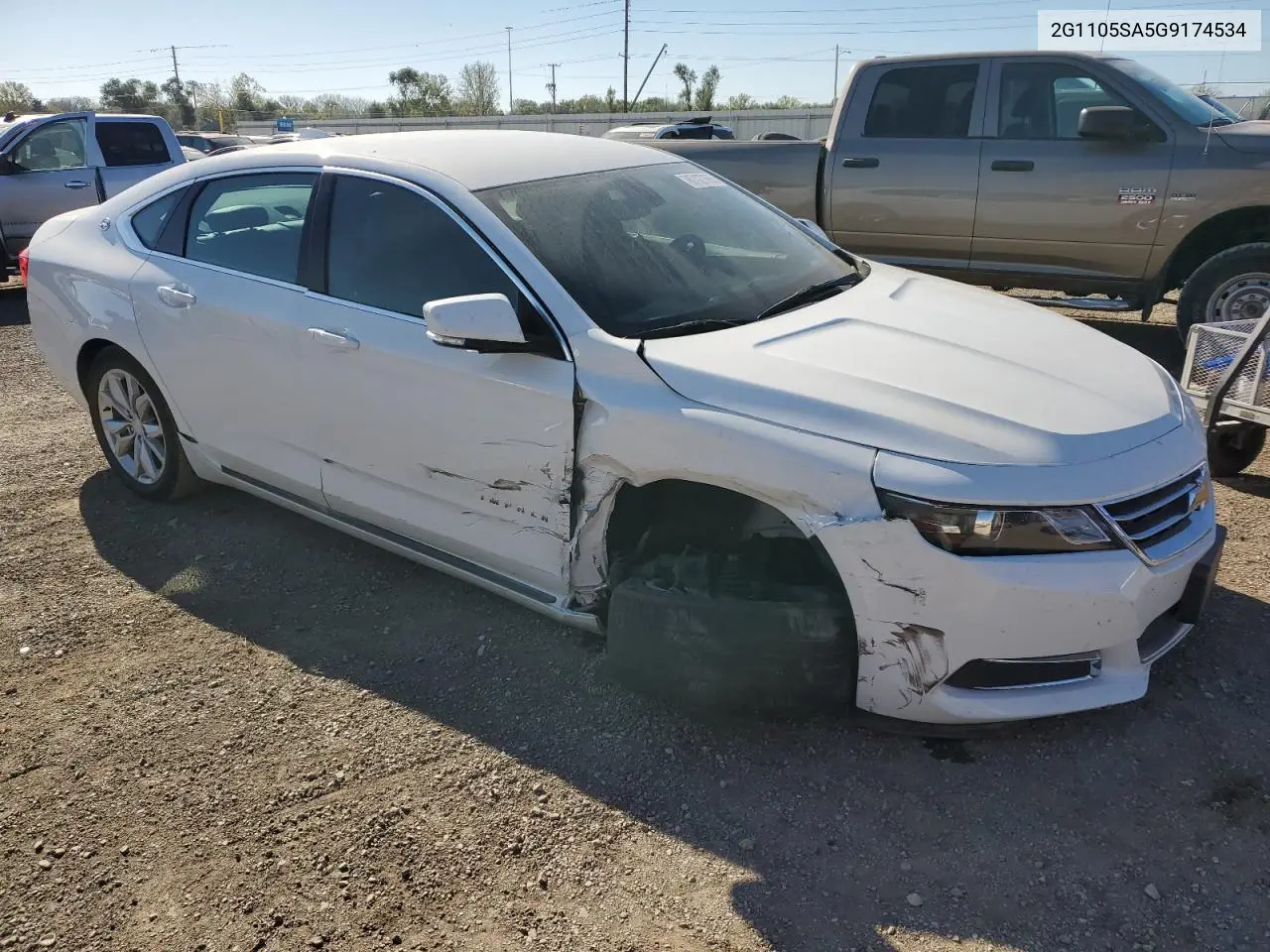2G1105SA5G9174534 2016 Chevrolet Impala Lt