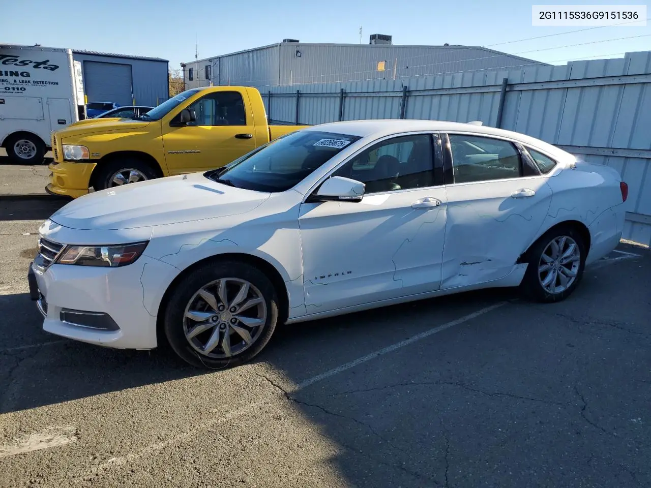 2G1115S36G9151536 2016 Chevrolet Impala Lt