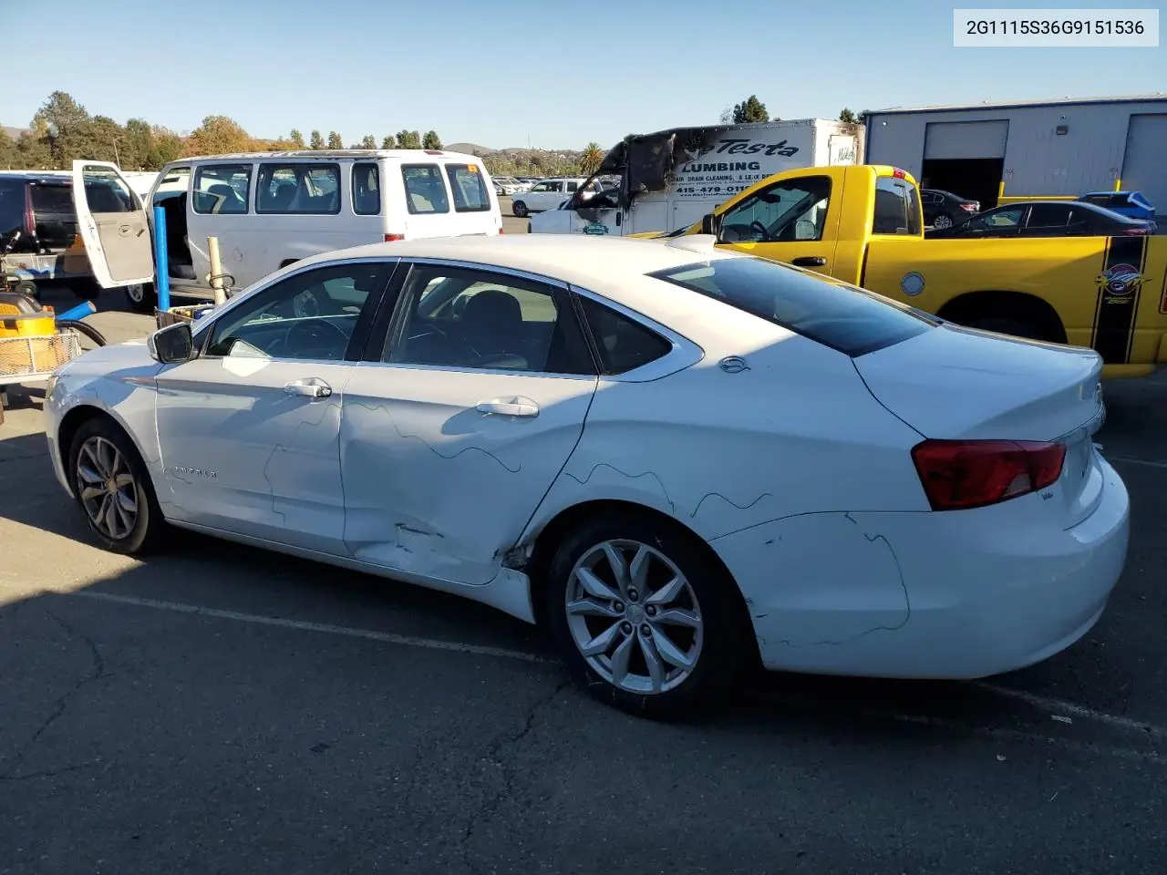 2G1115S36G9151536 2016 Chevrolet Impala Lt