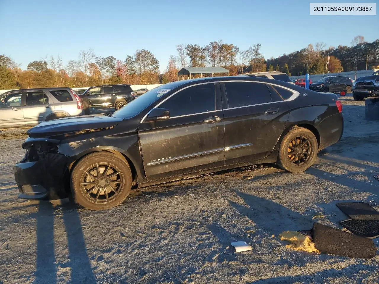 2G1105SA0G9173887 2016 Chevrolet Impala Lt