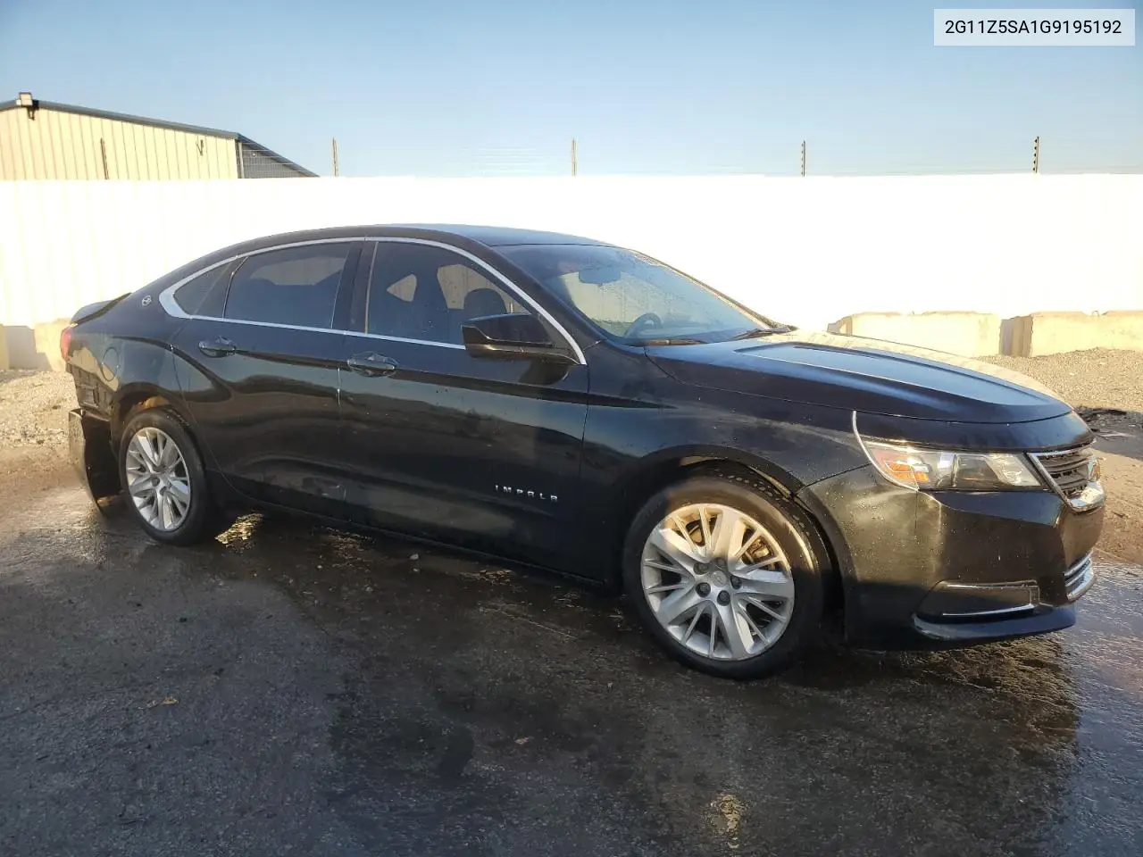 2G11Z5SA1G9195192 2016 Chevrolet Impala Ls