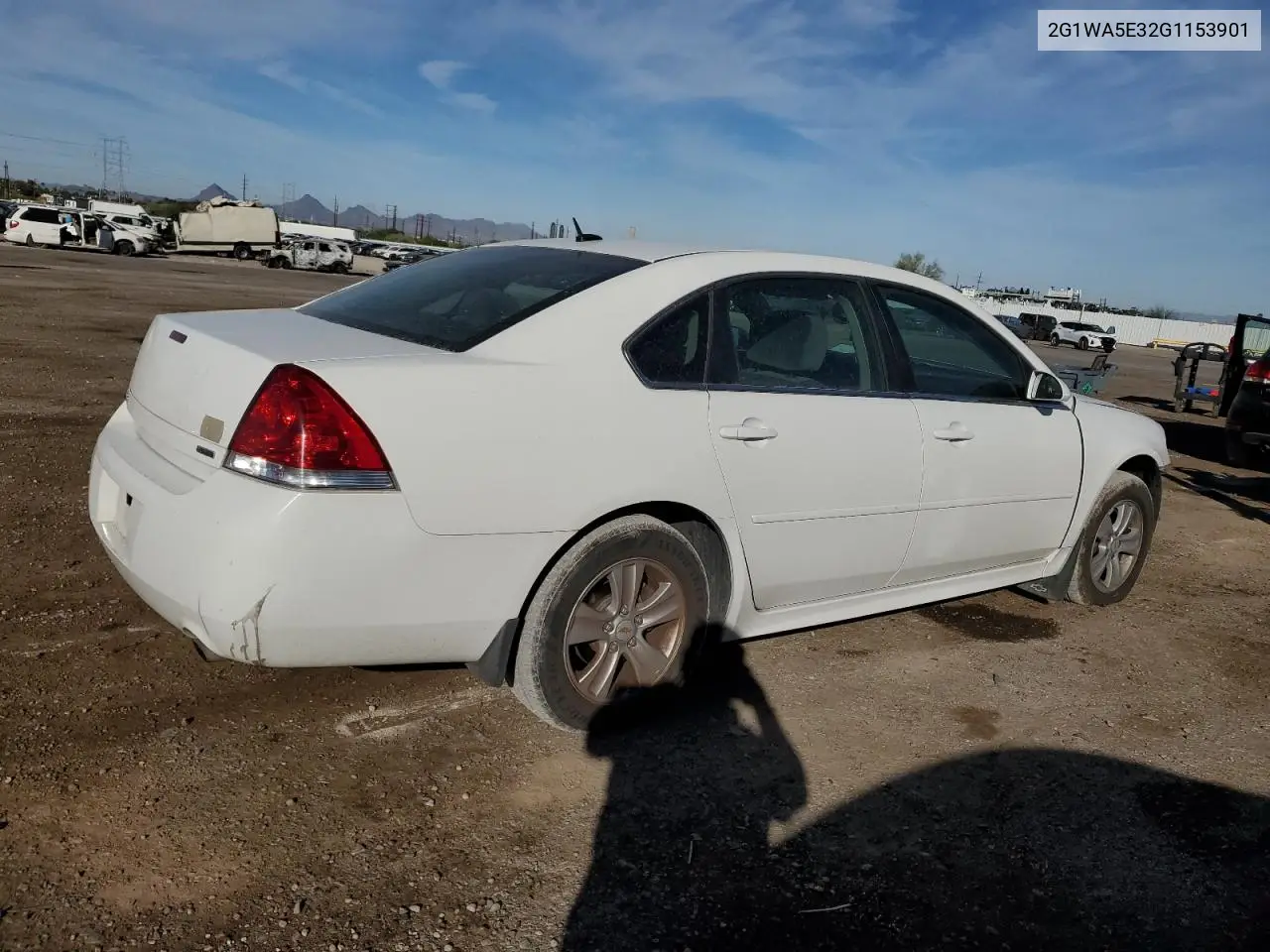 2G1WA5E32G1153901 2016 Chevrolet Impala Limited Ls