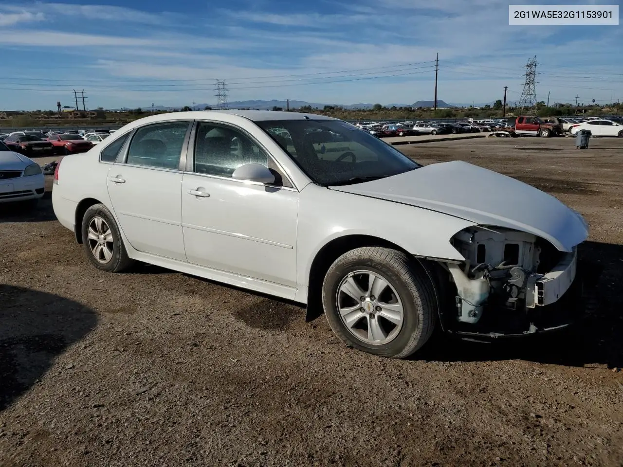 2G1WA5E32G1153901 2016 Chevrolet Impala Limited Ls