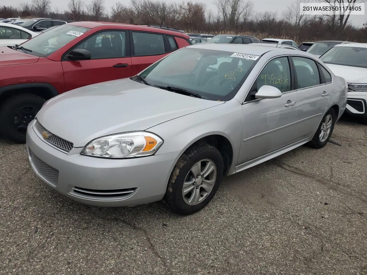 2G1WA5E35G1174905 2016 Chevrolet Impala Limited Ls