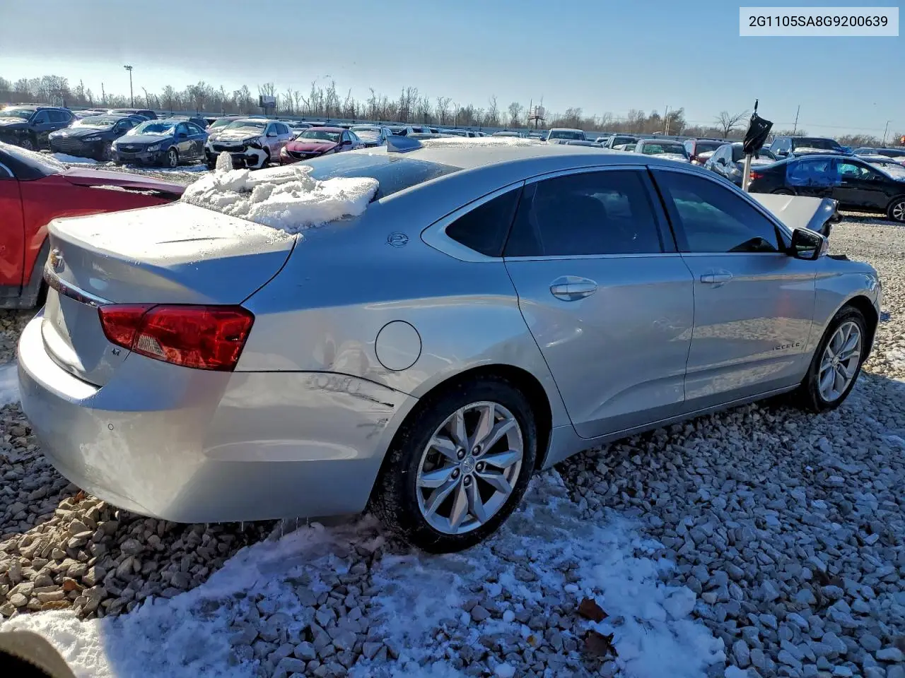 2G1105SA8G9200639 2016 Chevrolet Impala Lt
