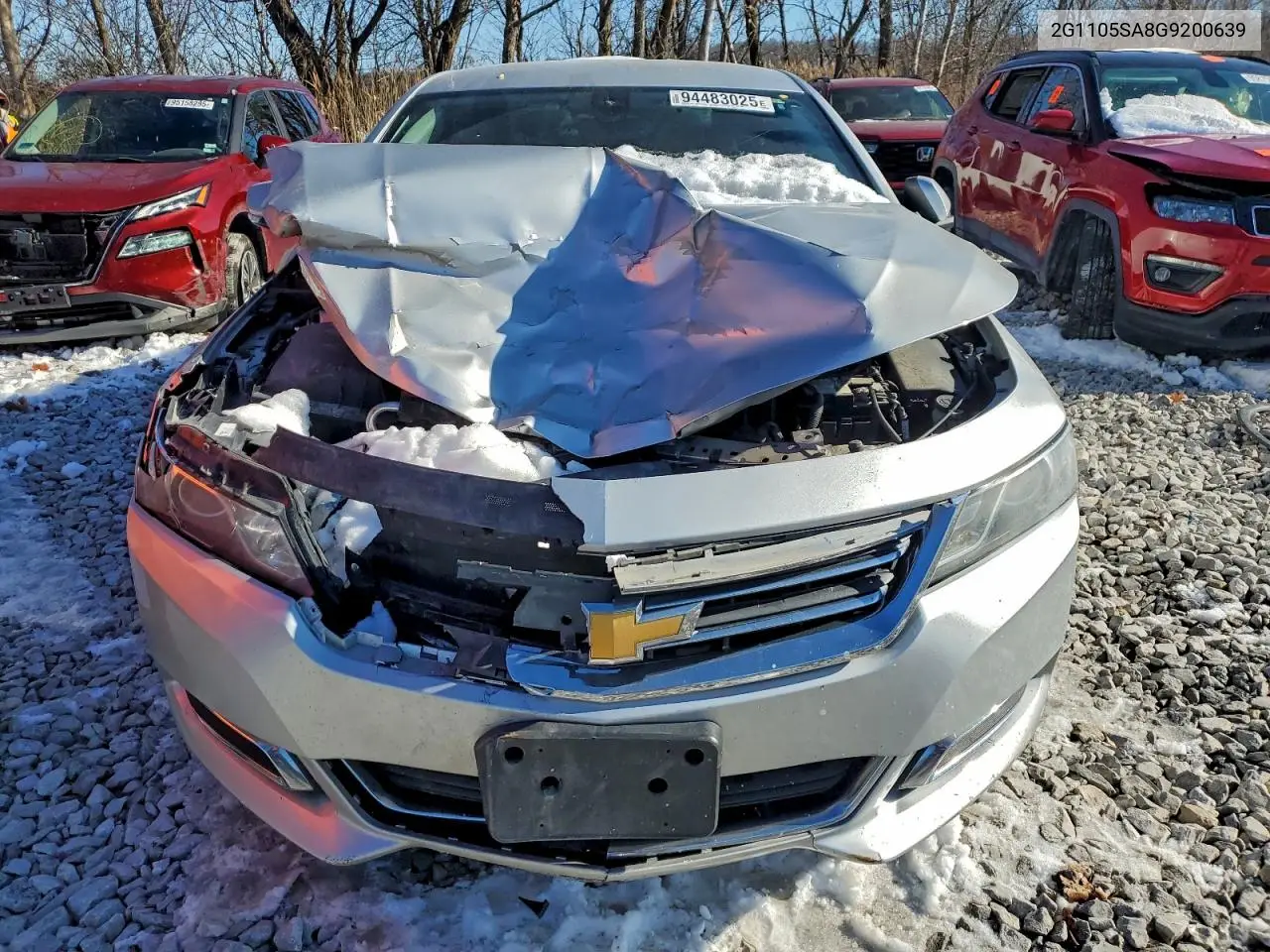 2G1105SA8G9200639 2016 Chevrolet Impala Lt