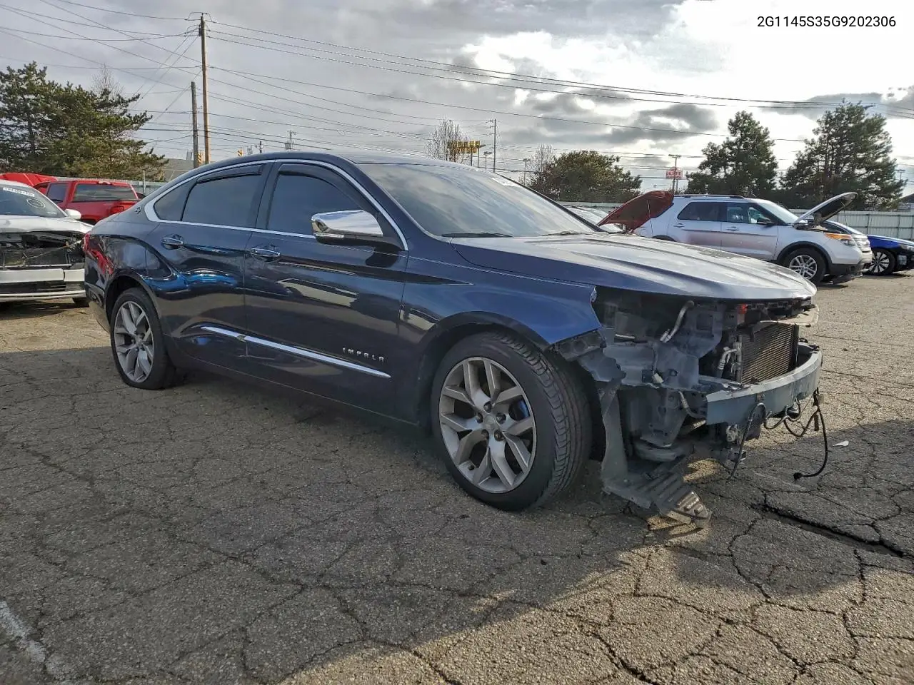 2G1145S35G9202306 2016 Chevrolet Impala Ltz
