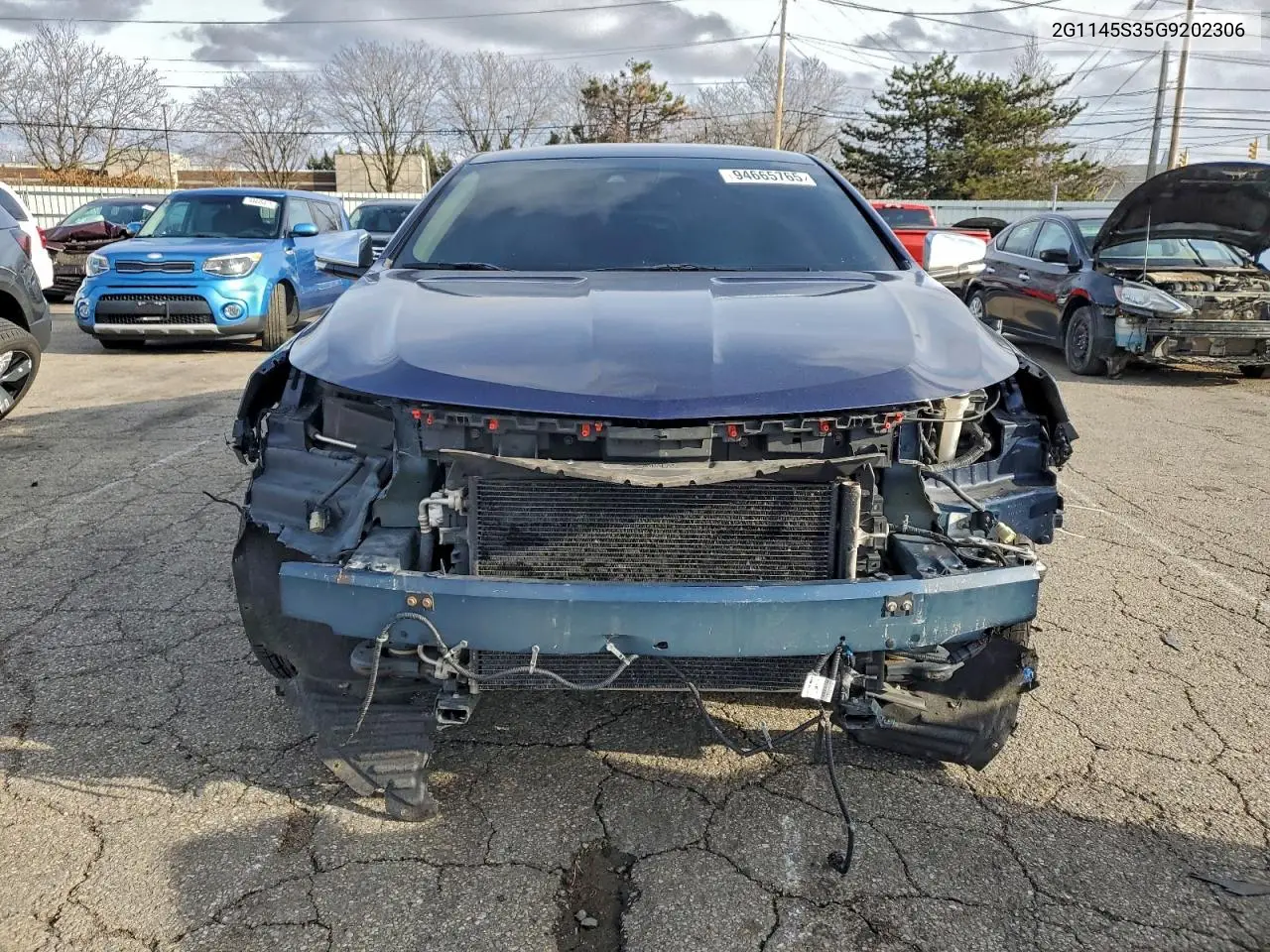 2G1145S35G9202306 2016 Chevrolet Impala Ltz