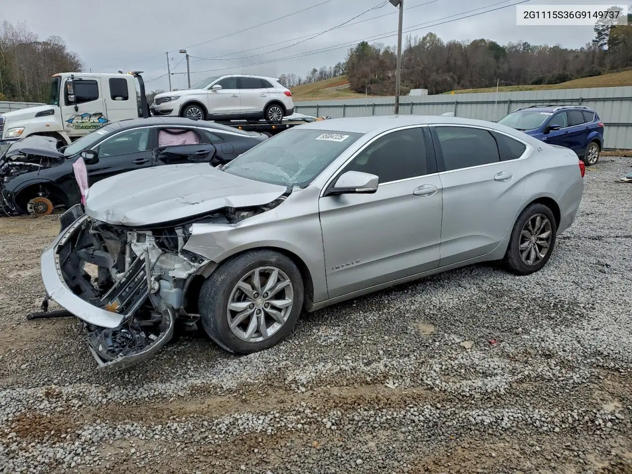2G1115S36G9149737 2016 Chevrolet Impala Lt