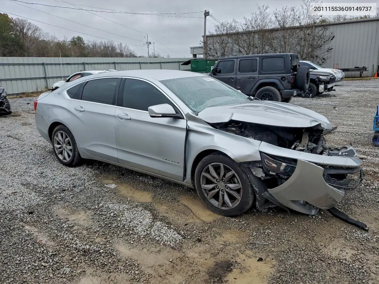 2G1115S36G9149737 2016 Chevrolet Impala Lt