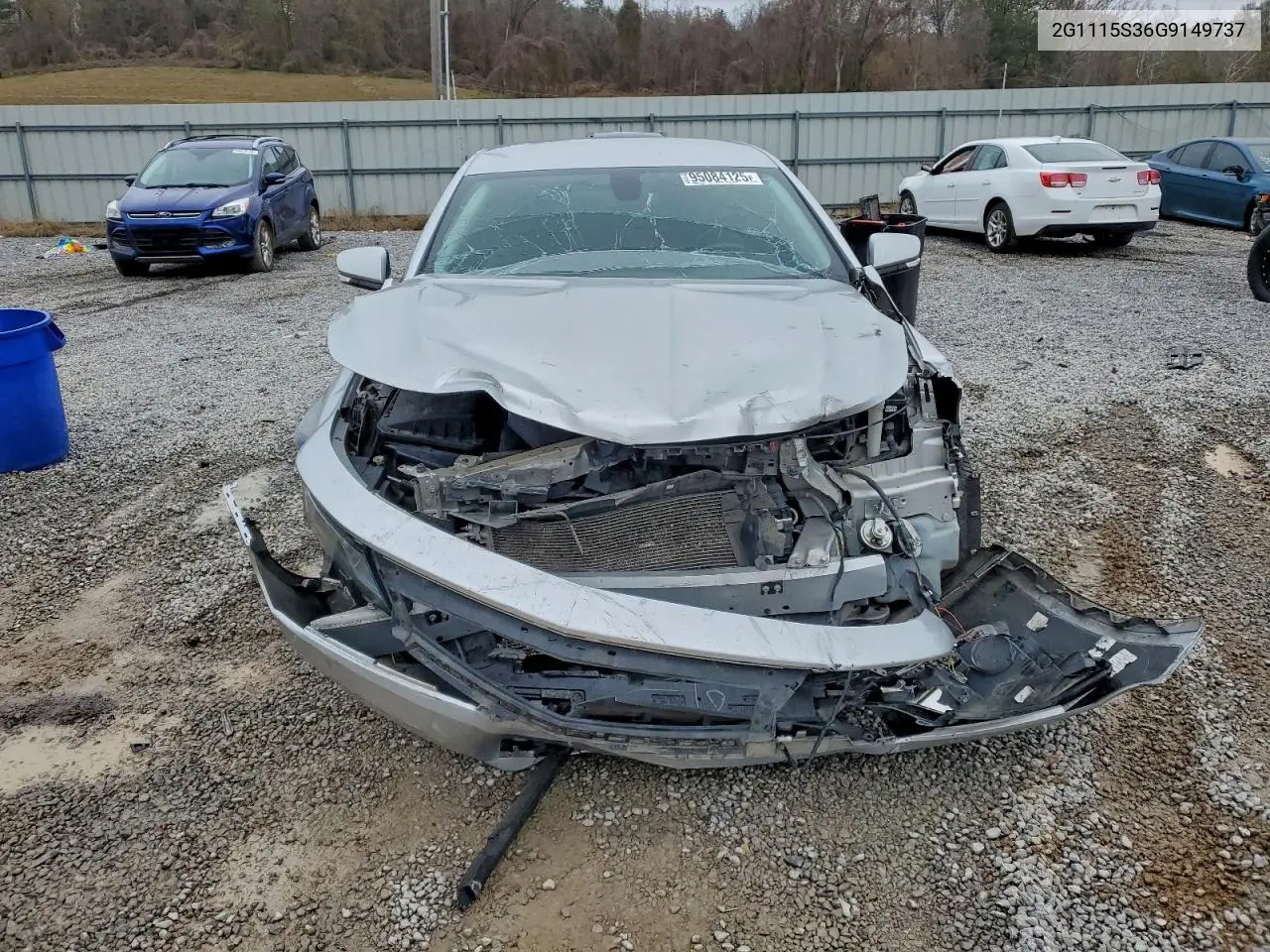 2G1115S36G9149737 2016 Chevrolet Impala Lt