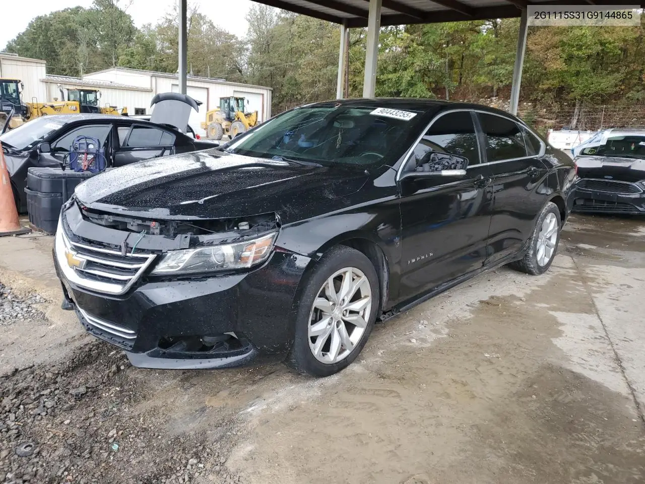 2G1115S31G9144865 2016 Chevrolet Impala Lt