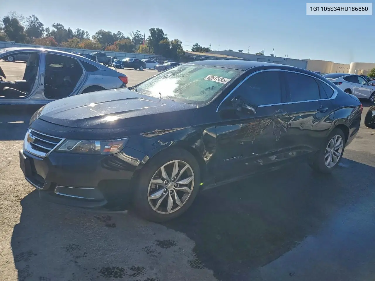 1G1105S34HU186860 2017 Chevrolet Impala Lt