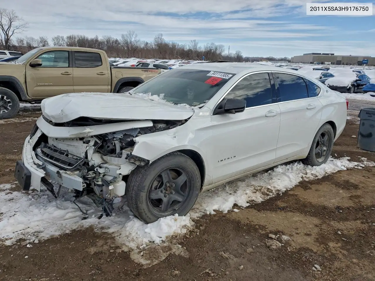 2G11X5SA3H9176750 2017 Chevrolet Impala Ls