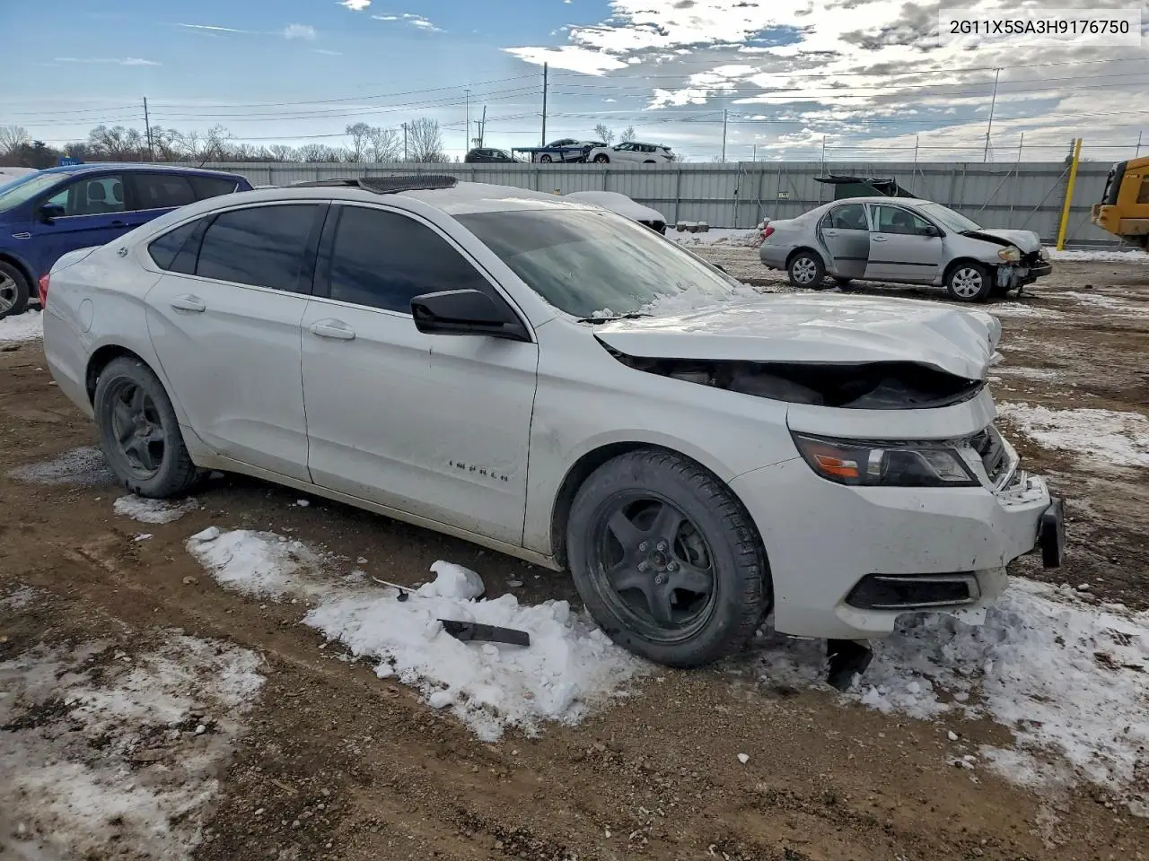 2G11X5SA3H9176750 2017 Chevrolet Impala Ls
