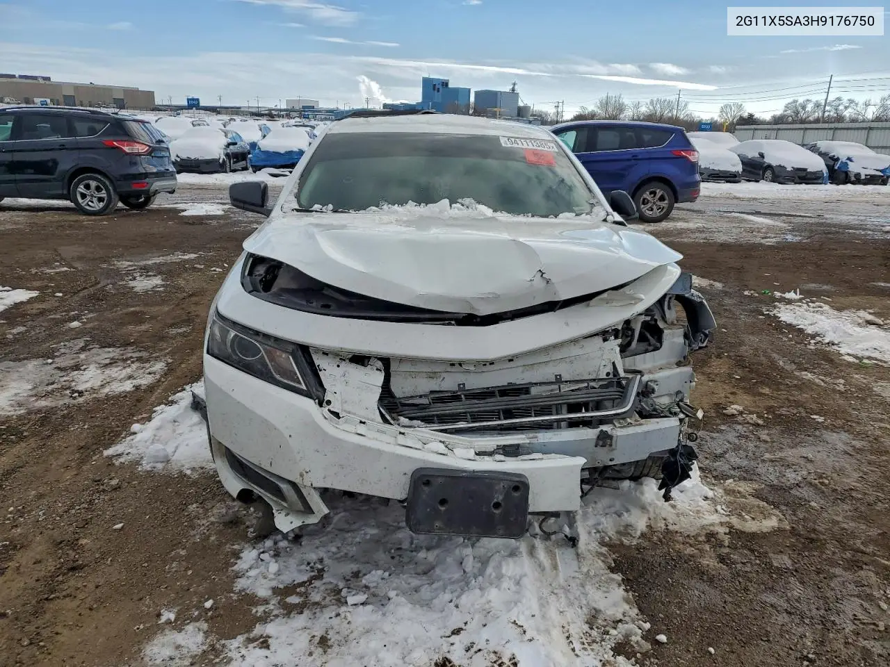 2G11X5SA3H9176750 2017 Chevrolet Impala Ls