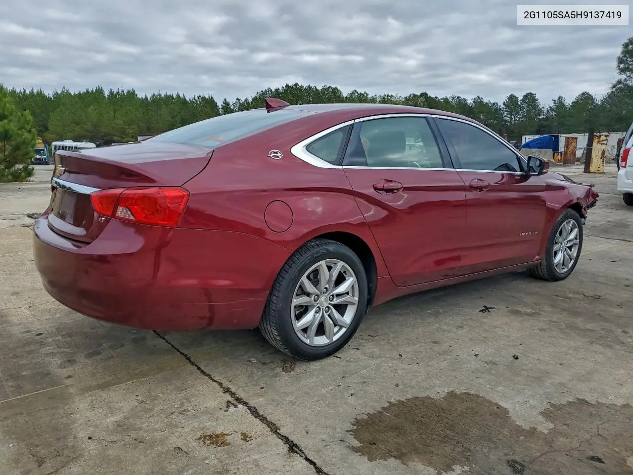 2G1105SA5H9137419 2017 Chevrolet Impala Lt