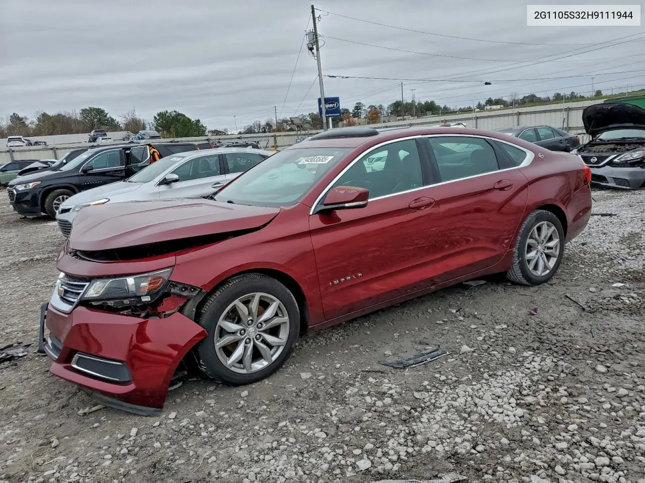 2G1105S32H9111944 2017 Chevrolet Impala Lt