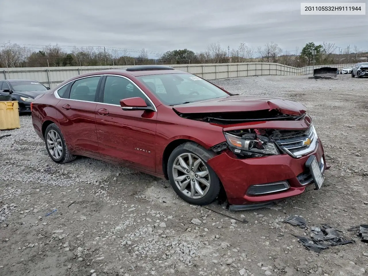 2G1105S32H9111944 2017 Chevrolet Impala Lt
